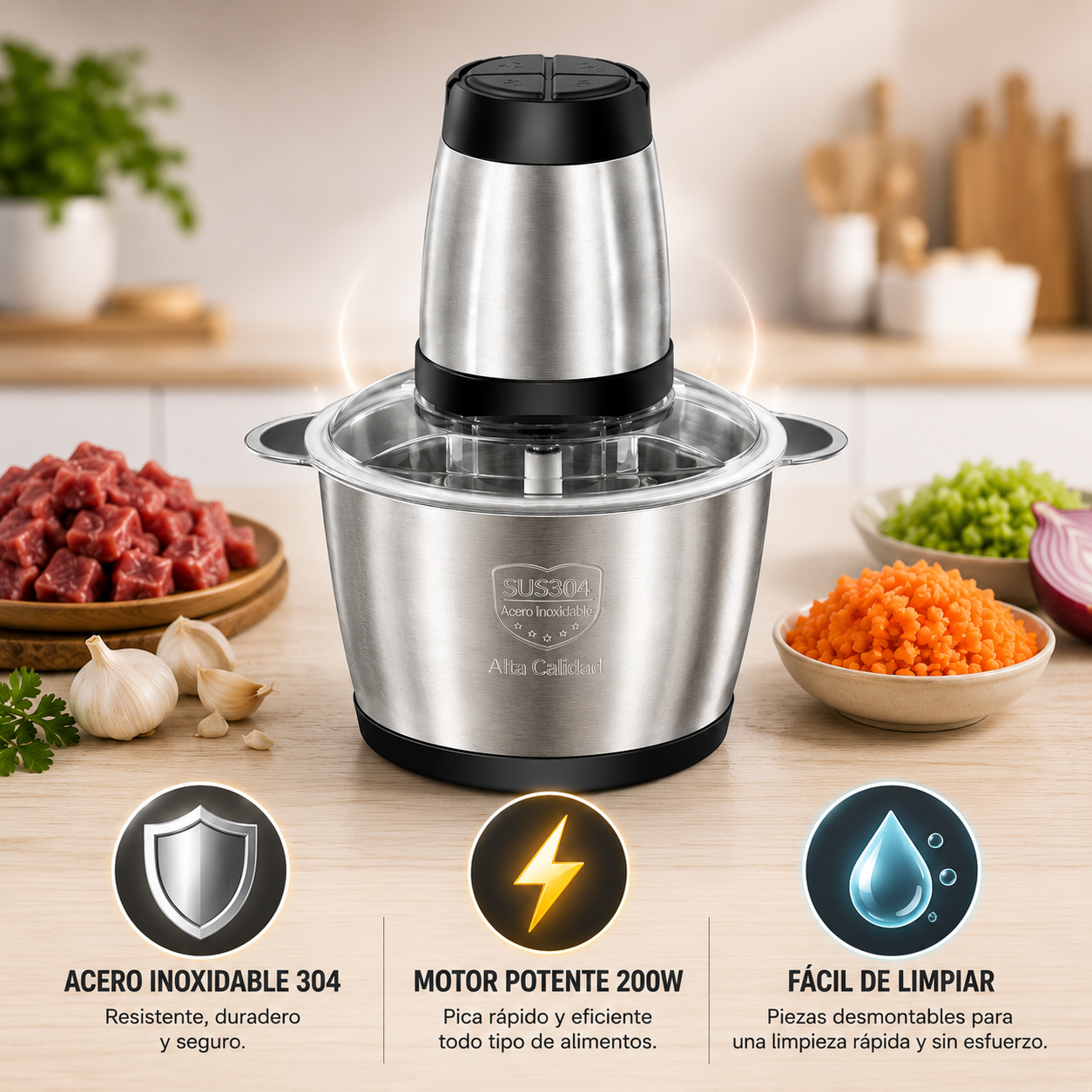 ChefPro Picadora Eléctrica
