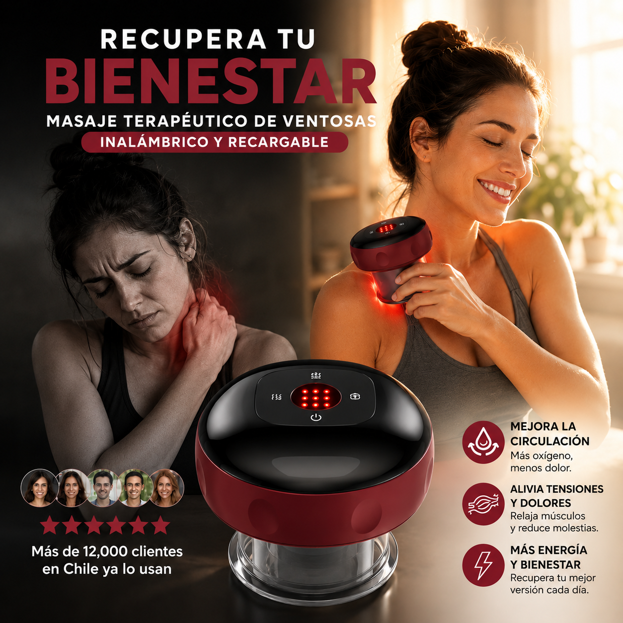 Thermacup Pro | Masajeador de ventosa