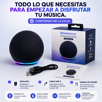 EchoSphere™ Convierte tu hogar en una experiencia más inteligente