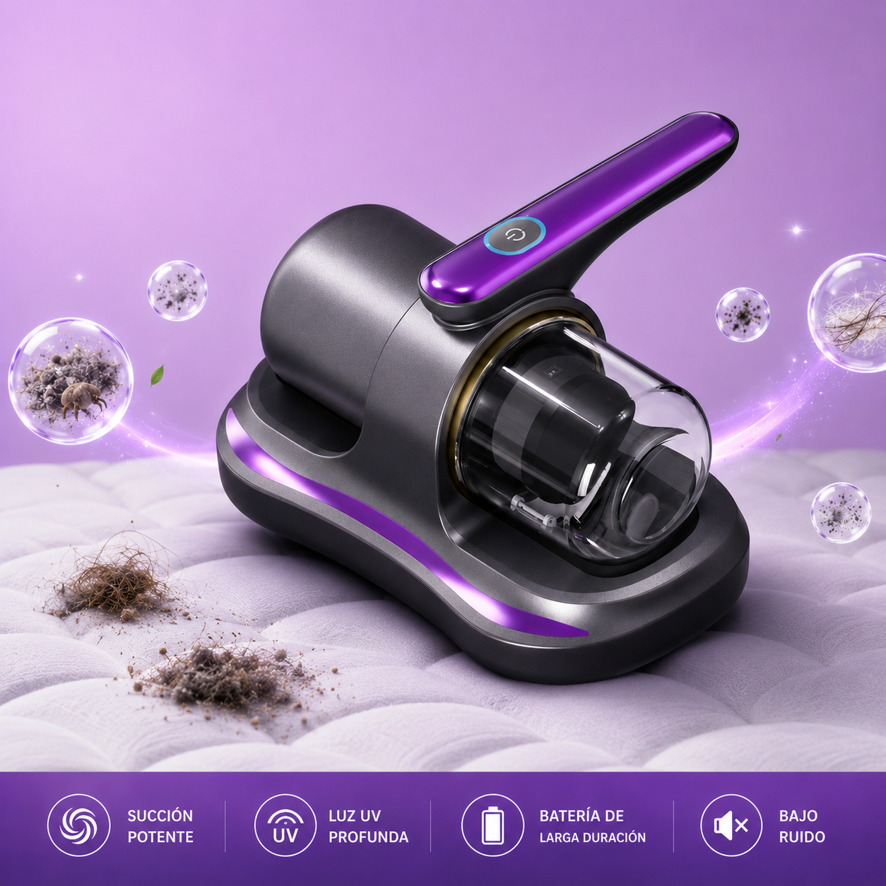 PureVac UV — Limpieza Profunda Anti-Ácaros
